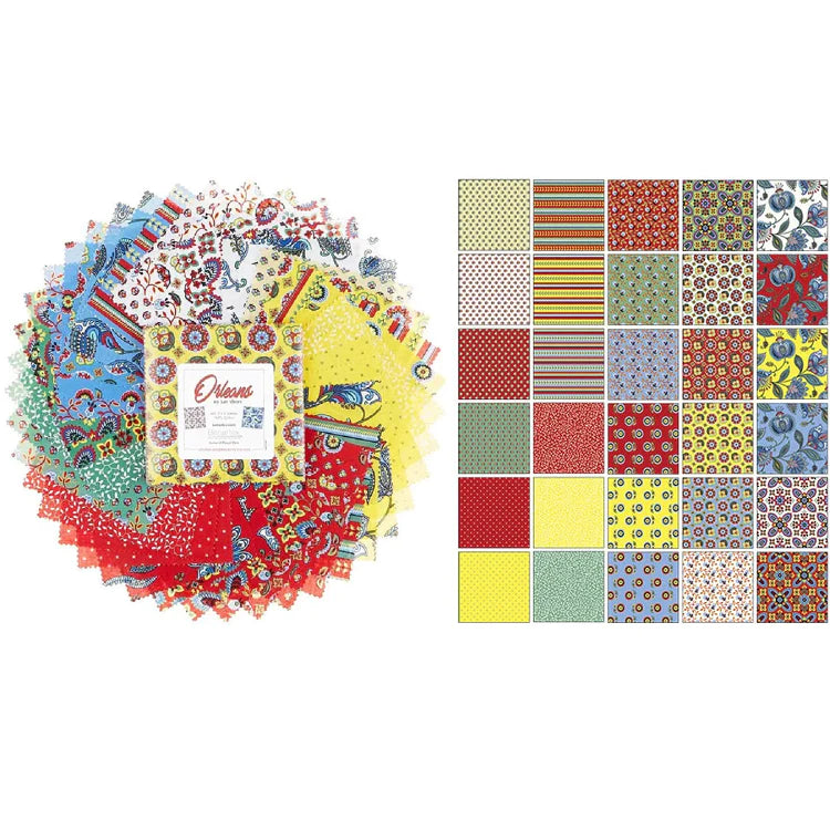 Estate Sale Charm Pack - 42 pieces - 5” squares
