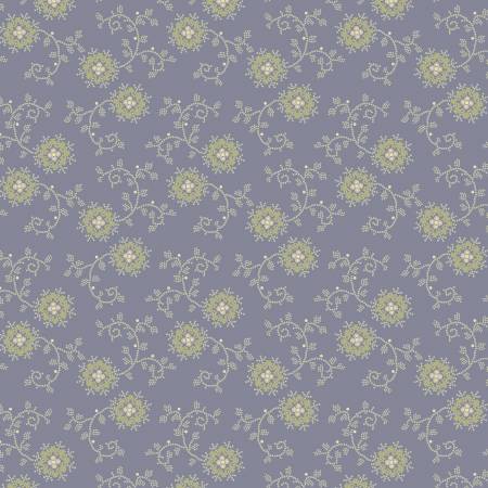 (4.5 yd) Marcus Fabrics For Rosa Blue Pinwheels 0936-0122