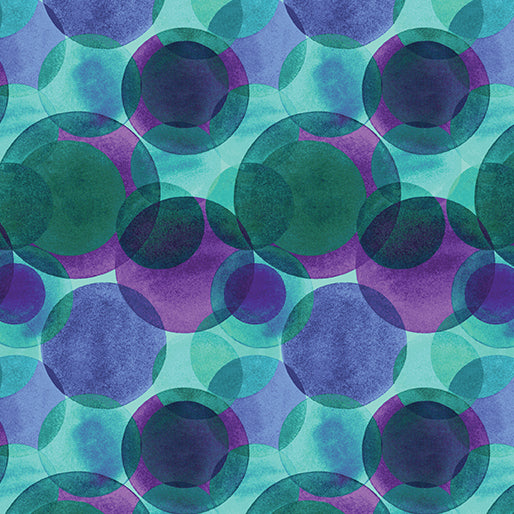 Half-Yard Bundle- Benartex "Watercolor Geometry" - 10 Fabrics, 5 Total Yards