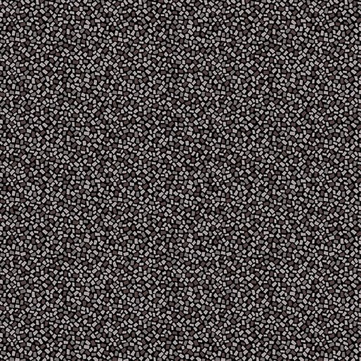 (5 yd) Benartex Midnight Rhapsody Dash Geo Black 14076-12