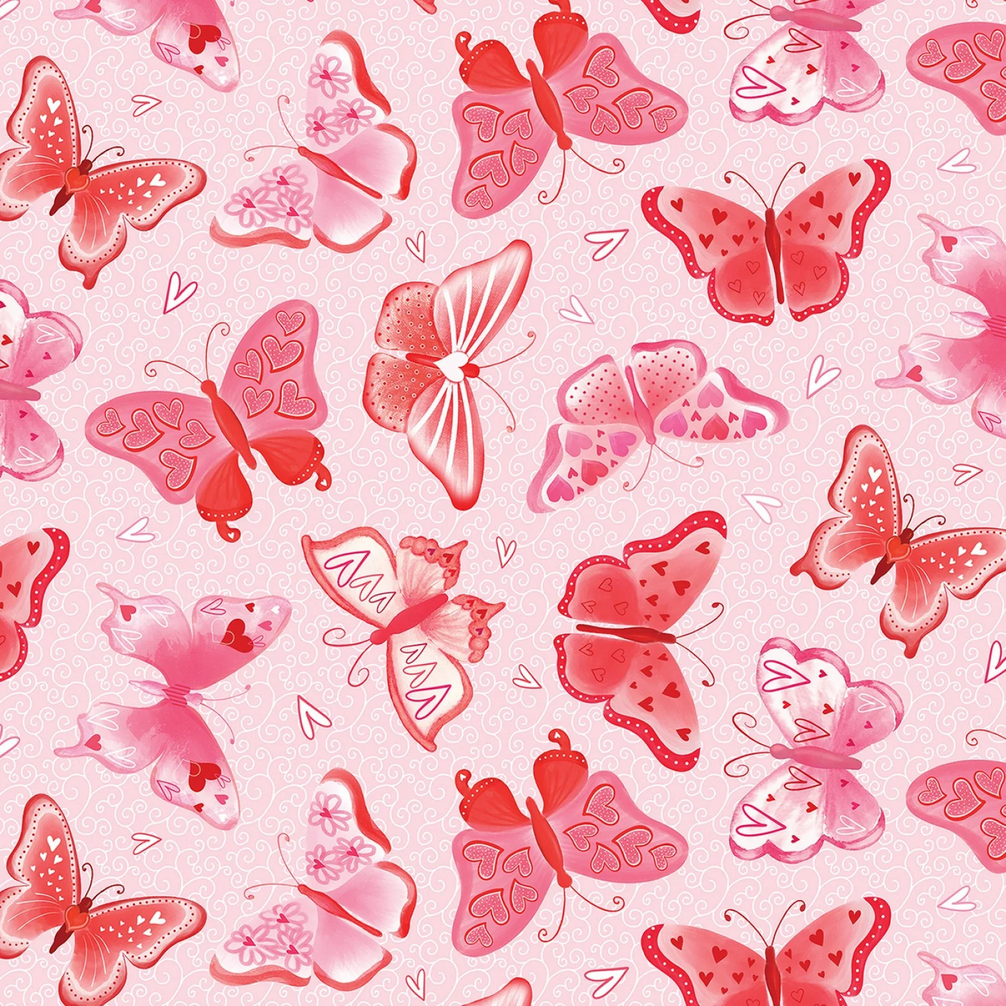 Benartex "Be My Gnomie" (Valentine's Day) Half-Yard Bundle - 10 Fabrics, 5 Total Yards