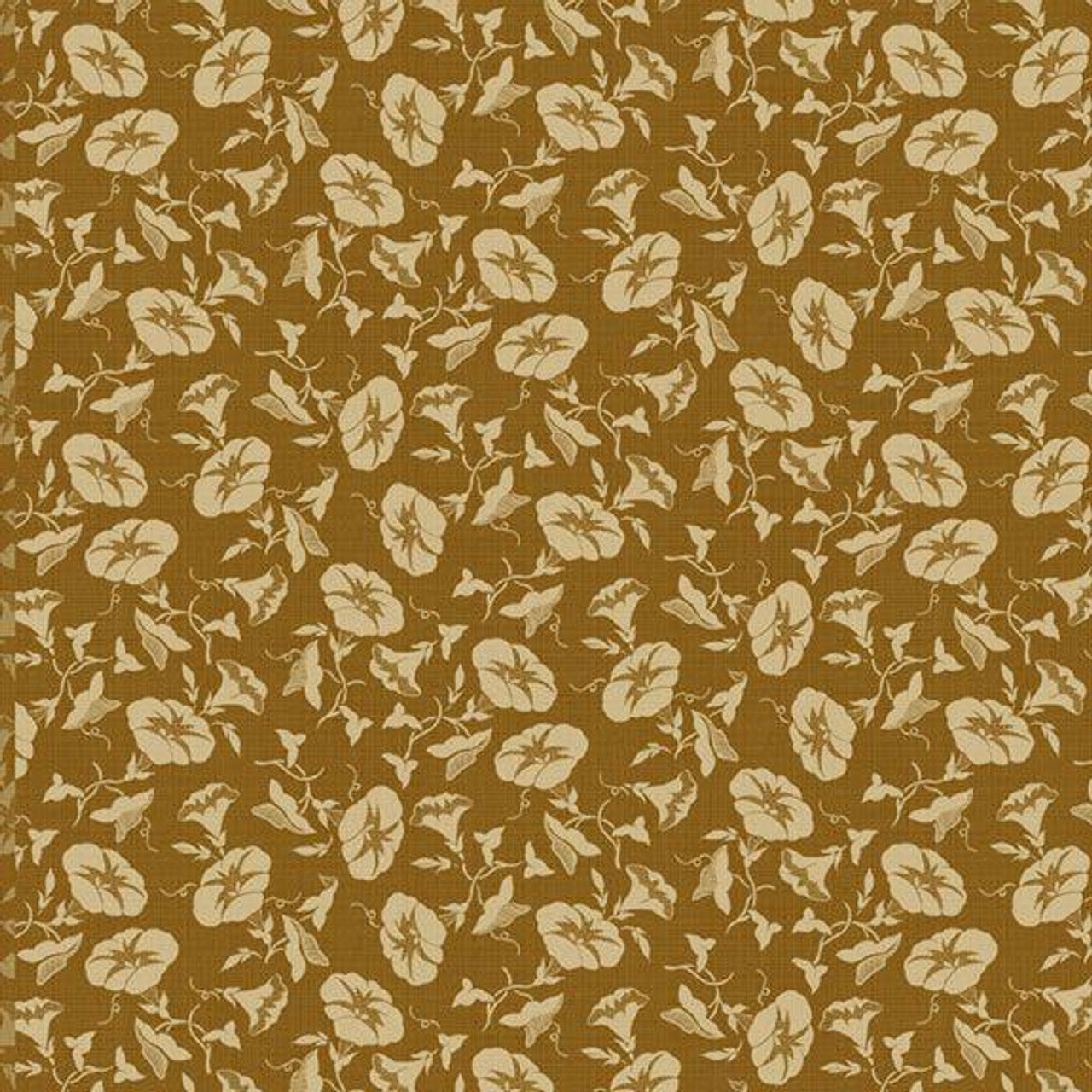 (3 yd) Marcus Fabrics Starfall R751006D Gold Moon Flower