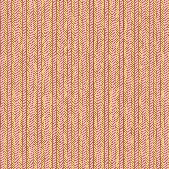 (2.5 yd) Benartex Bird Song Twigs Rose 13507-26