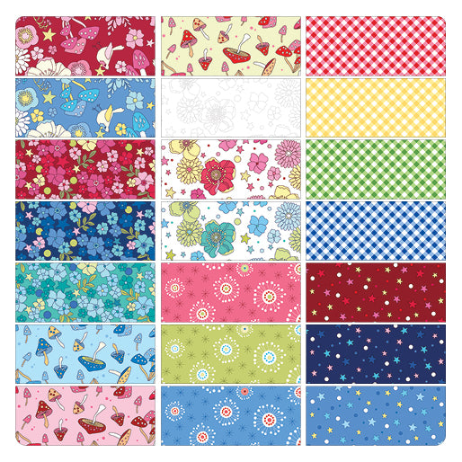 Benartex Tiny Secrets Strip-pies - 40 2.5" Strips