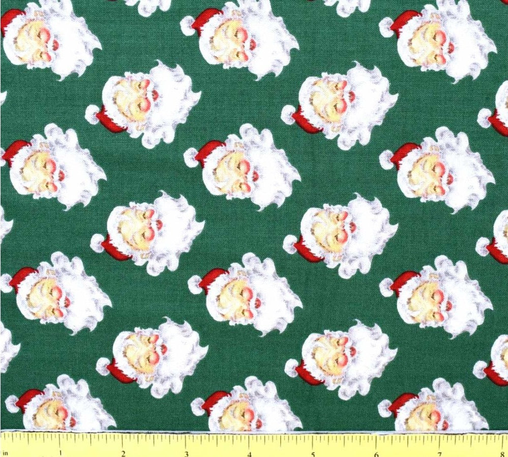 (5 yd) Riley Blake Merry Little Christmas 14842-Pine Santas
