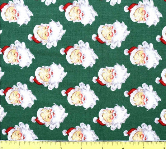 (5 yd) Riley Blake Merry Little Christmas 14842-Pine Santas