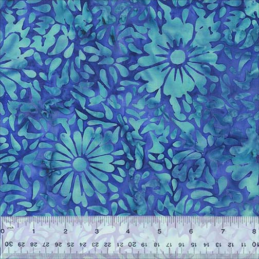 Anthology Batiks "Periwinkle Glow" Half-yard Bundle - 10 Fabrics, 5 Total Yards