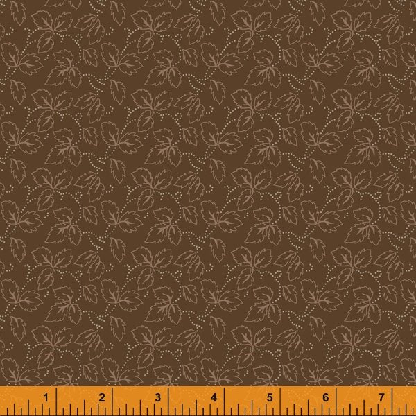 (6 yd) Windham Fabrics Lexington 52968-5 Leaves Brown