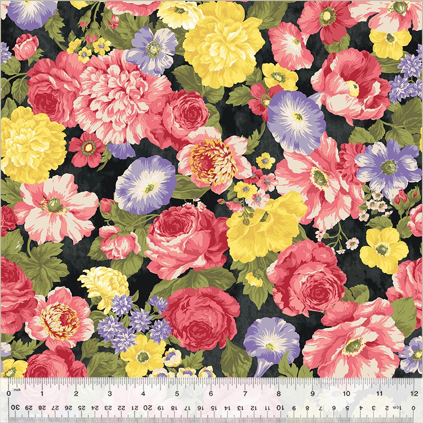 (2 yd) Windham Fabrics Jolene 53876-1 Garden Mix