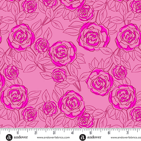 Andover "Color Me Pretty" Half-yard Bundle - 10 Fabrics, 5 Total Yards