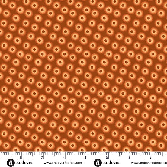 Half-yard Bundle - Andover/Makower UK "Midnight Moon" (Halloween) - 10 Fabrics, 5 Total Yards