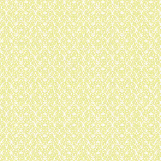 (4 yd) Andover/Makower UK Welcome Spring 408-G Yellow