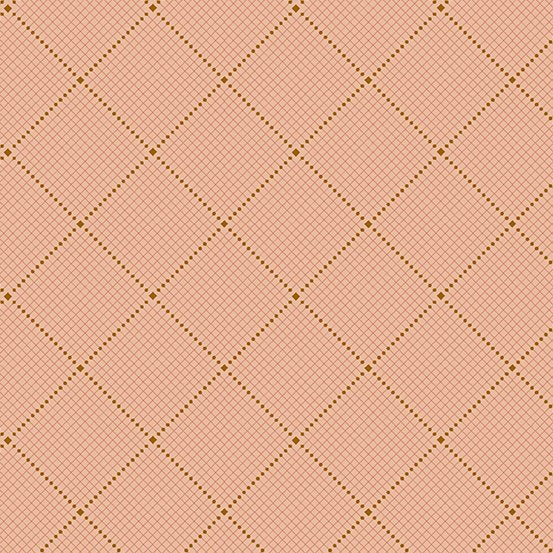 (3.5 yd) Andover/Makower UK Fabric From The Attic 9984-O