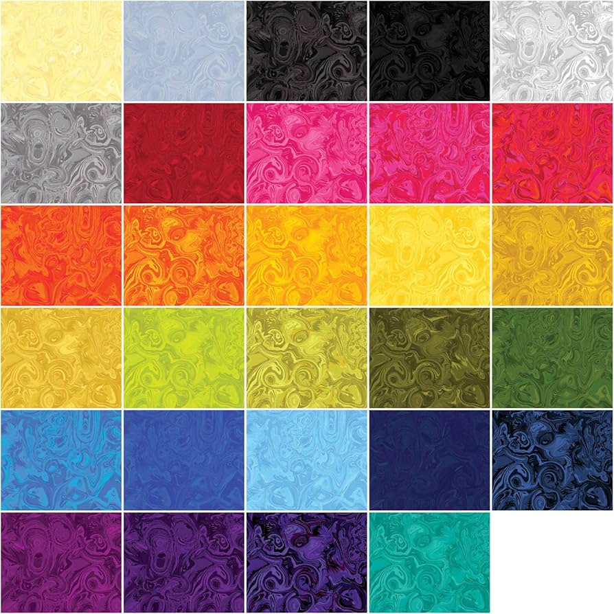 Charm Pack 5x5 Squares - Benartex Marbella - 40 5" Squares