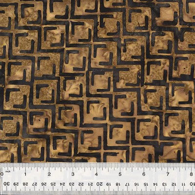Anthology Batiks "Squared" Half-yard Bundle - 10 Fabrics, 5 Total Yards