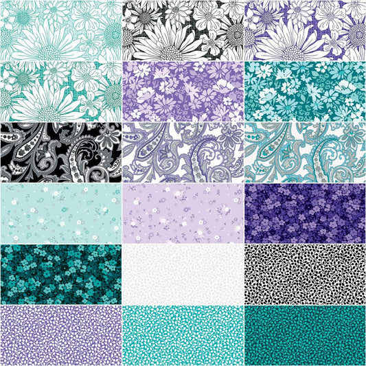 Charm Pack 5x5 Squares - Benartex Porch Swing - 40 5" Squares