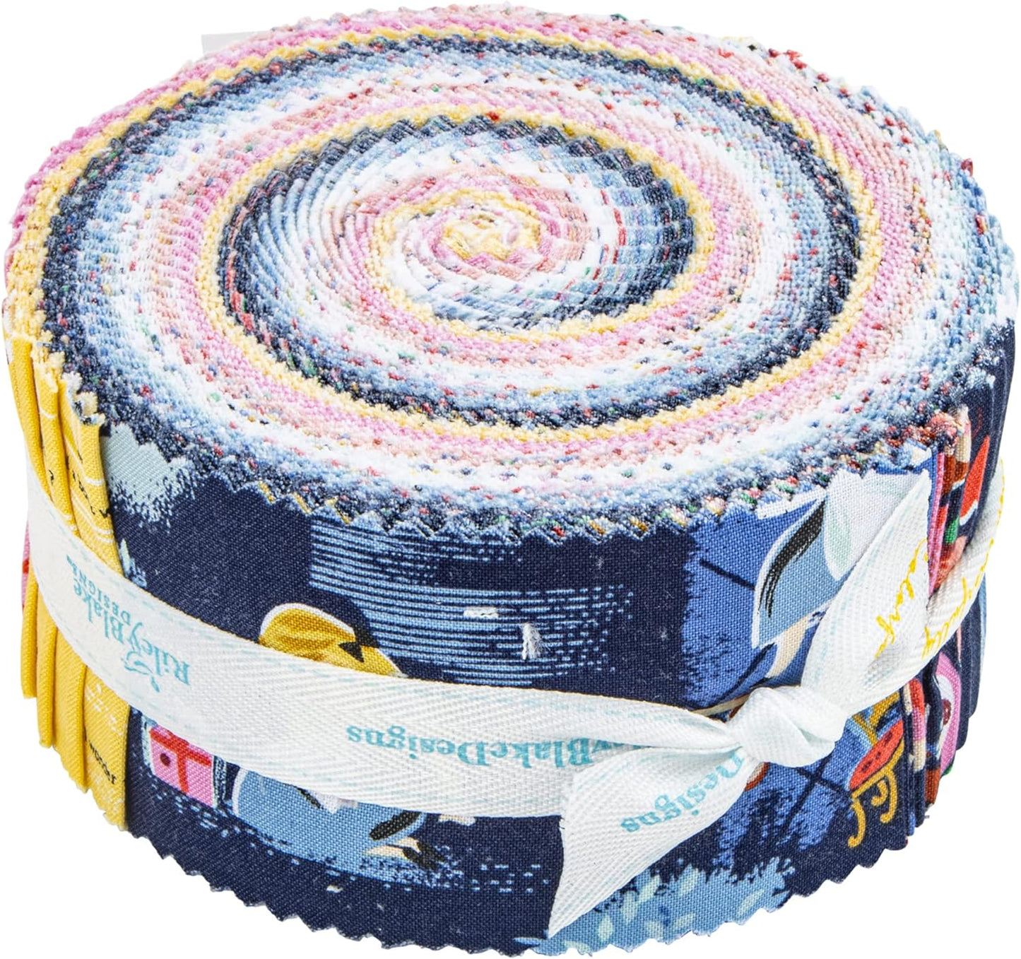 Riley Blake Down The Rabbit Hole - 40 Strip Rolie Polie