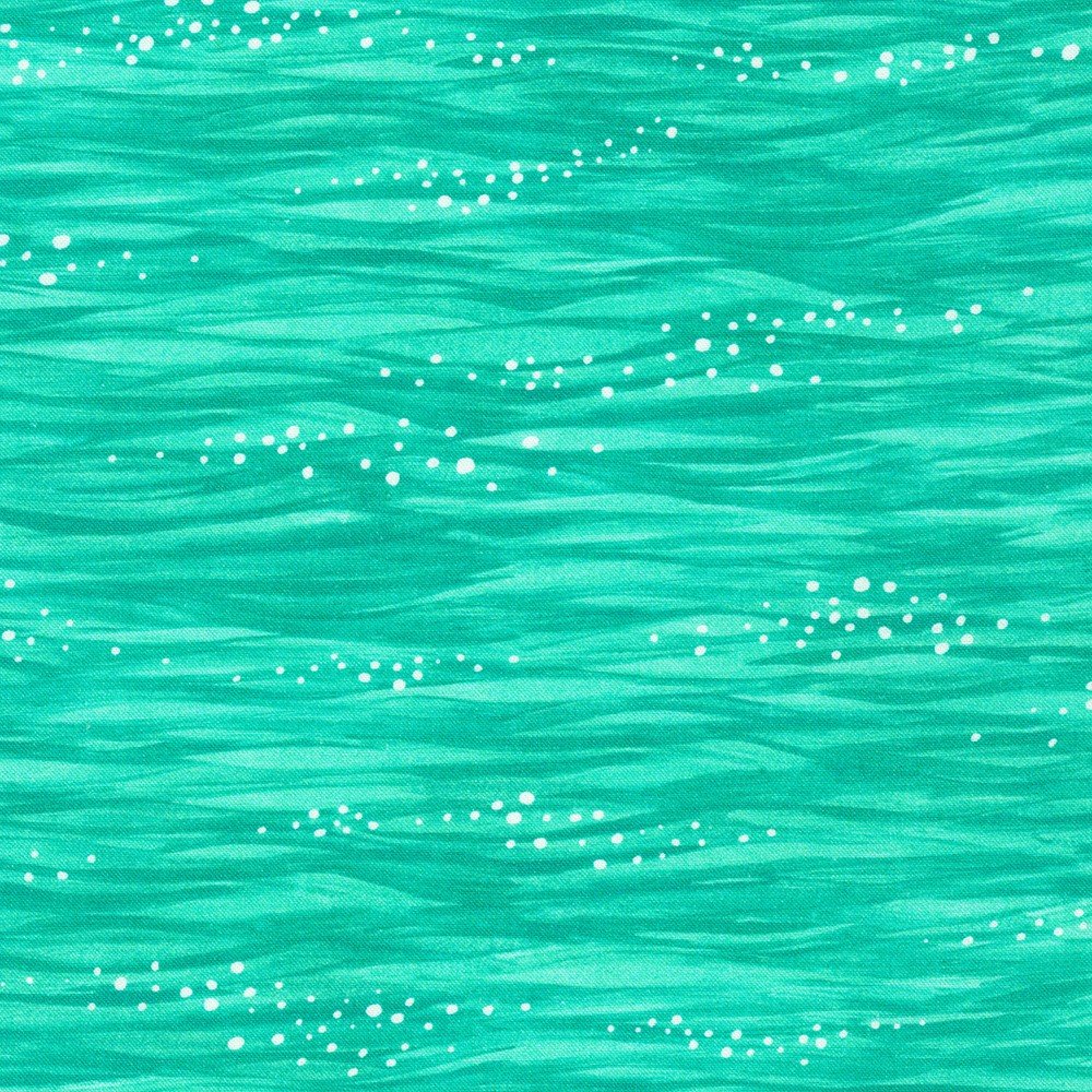 (6.5 yd) Robert Kaufman Once Upon A Mermaid AUND-21359-211 Island Green