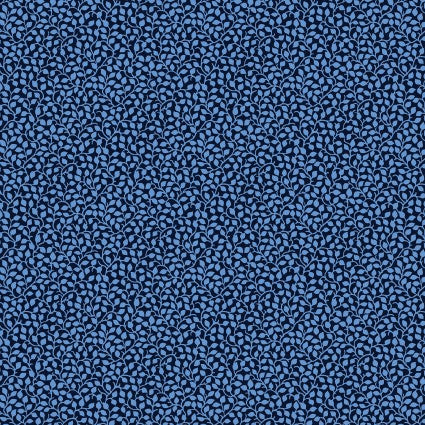 (2 yd) Benartex Paradise Park 17018-53 Friends Cobalt