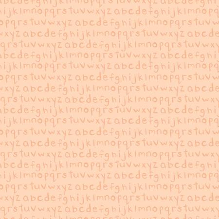 (4.5 yd) P&B Textiles Bunny Love 05138-J Alphabet Peach