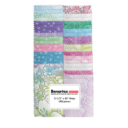Benartex Begins With Mum Strip-pies - 40 2.5" Strips