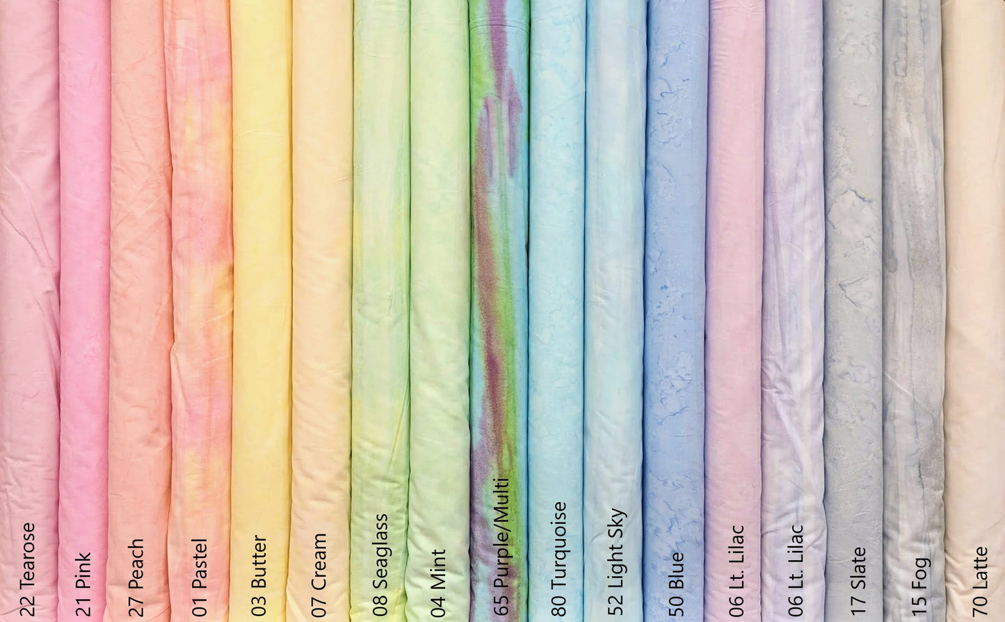 Benartex Bali Batik Sweet Dreams Batiks Strip-pies - 40 2.5" Strips
