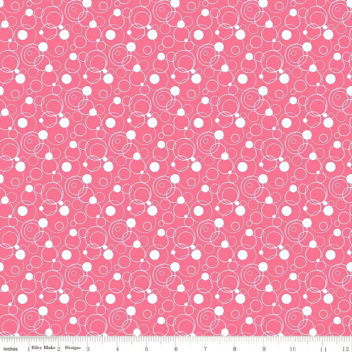 (3.5 yd) Riley Blake Effervescence C13731 - Rose Bubbles