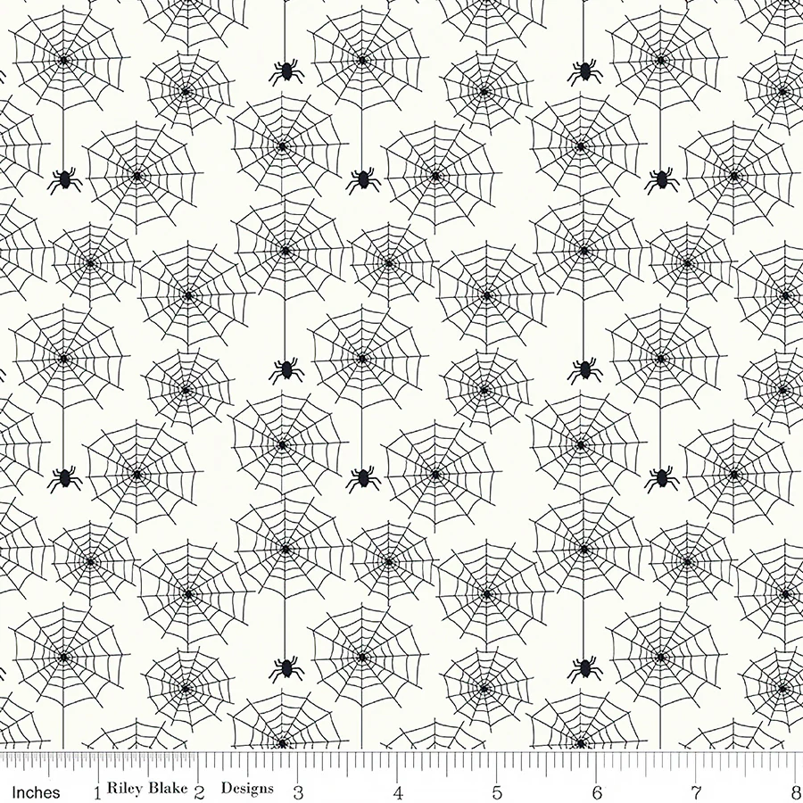 Riley Blake "Beggar's Night" (Halloween) Half-yard Bundle - 10 Fabrics, 5 Total Yards