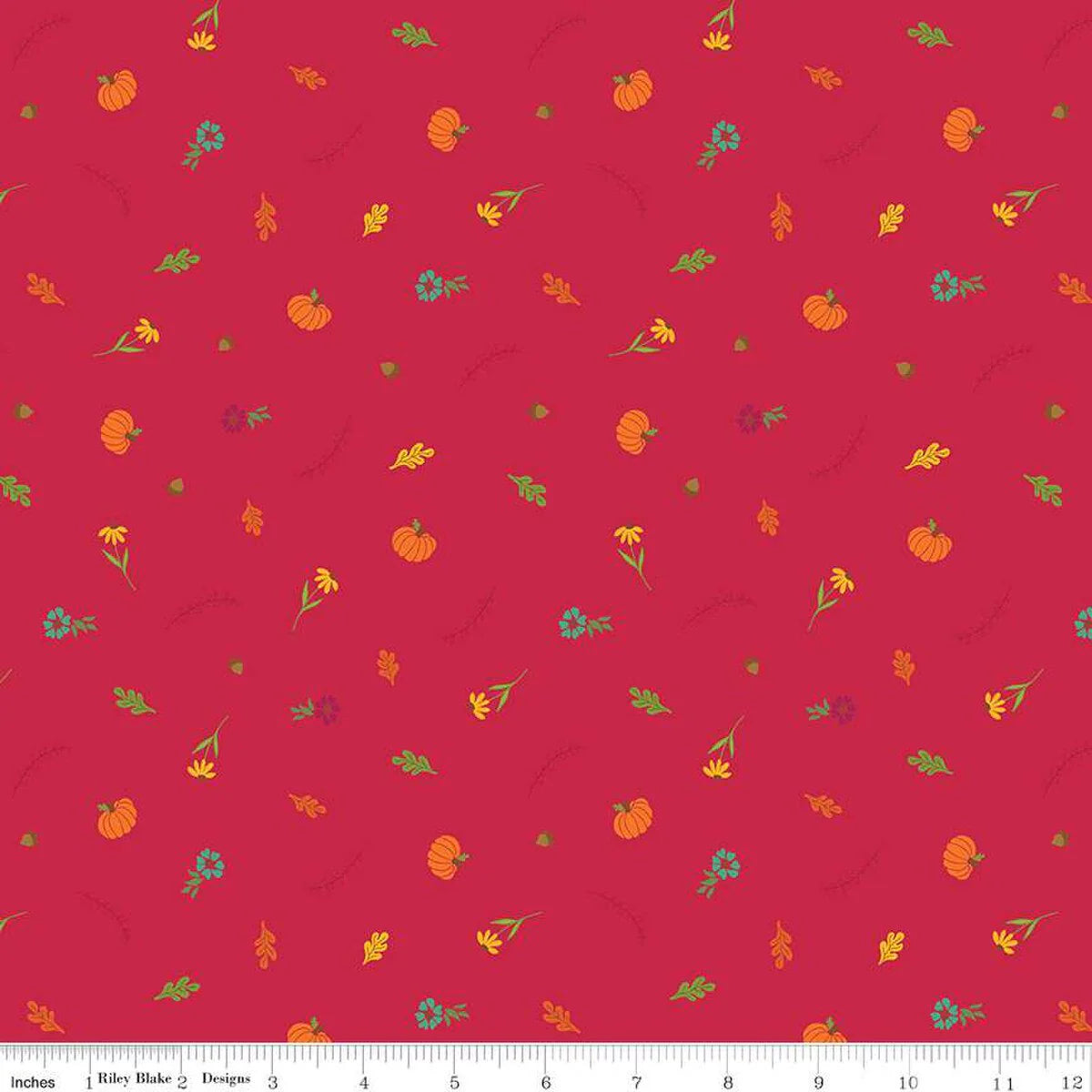 Riley Blake "Autumn Afternoon" Half-yard Bundle - 10 Fabrics, 5 Total Yards