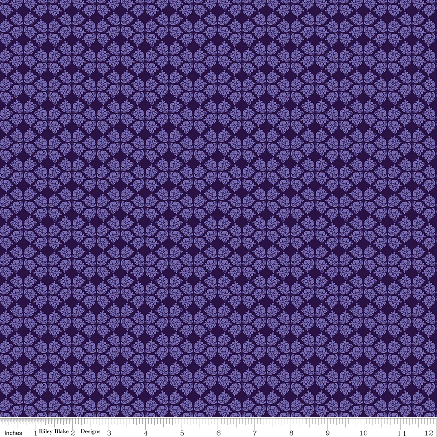 Riley Blake "Plum Petals" Half-yard Bundle - 10 Fabrics, 5 Total Yards