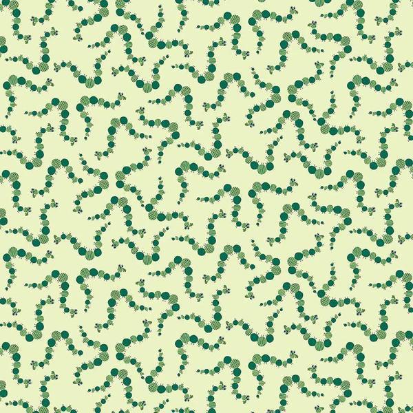 (5 yd) Dear Stella D888 Lettuce Alphabet Soup Caterpillars