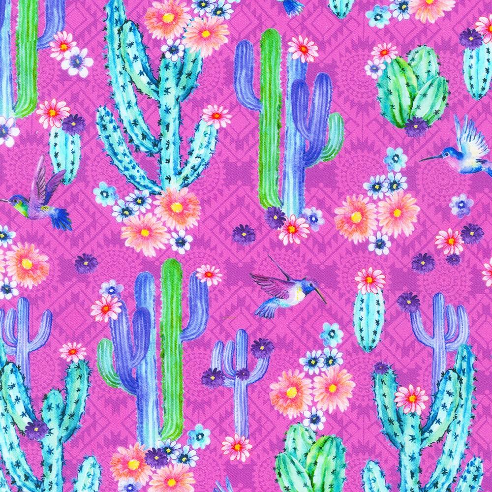 (3 yd) Robert Kaufman Desert Blooms AHVD-21976-252 Thistle