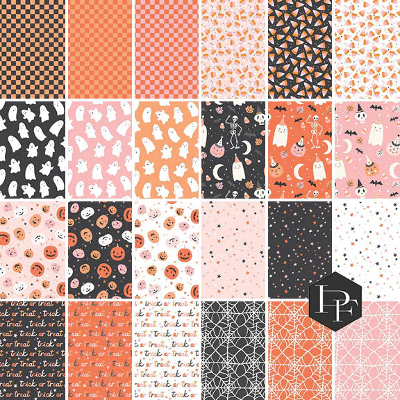 Riley Blake Hey Pumpkin - 40 Strip Rolie Polie