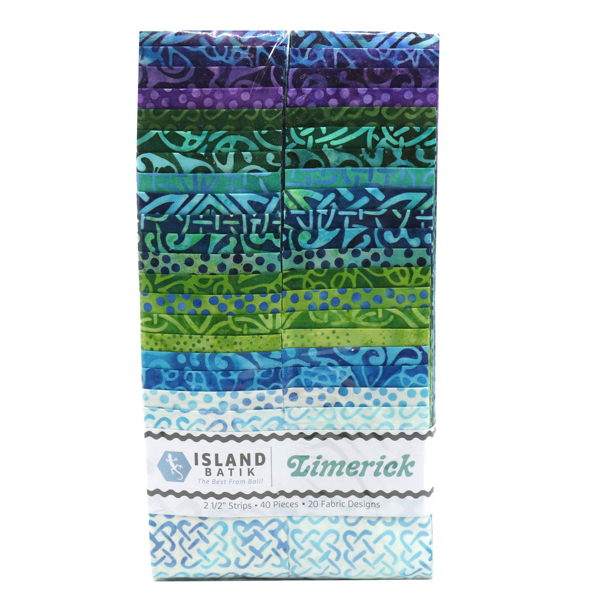 Island Batik - Limerick - 20 Fabrics, 40 Total Strips