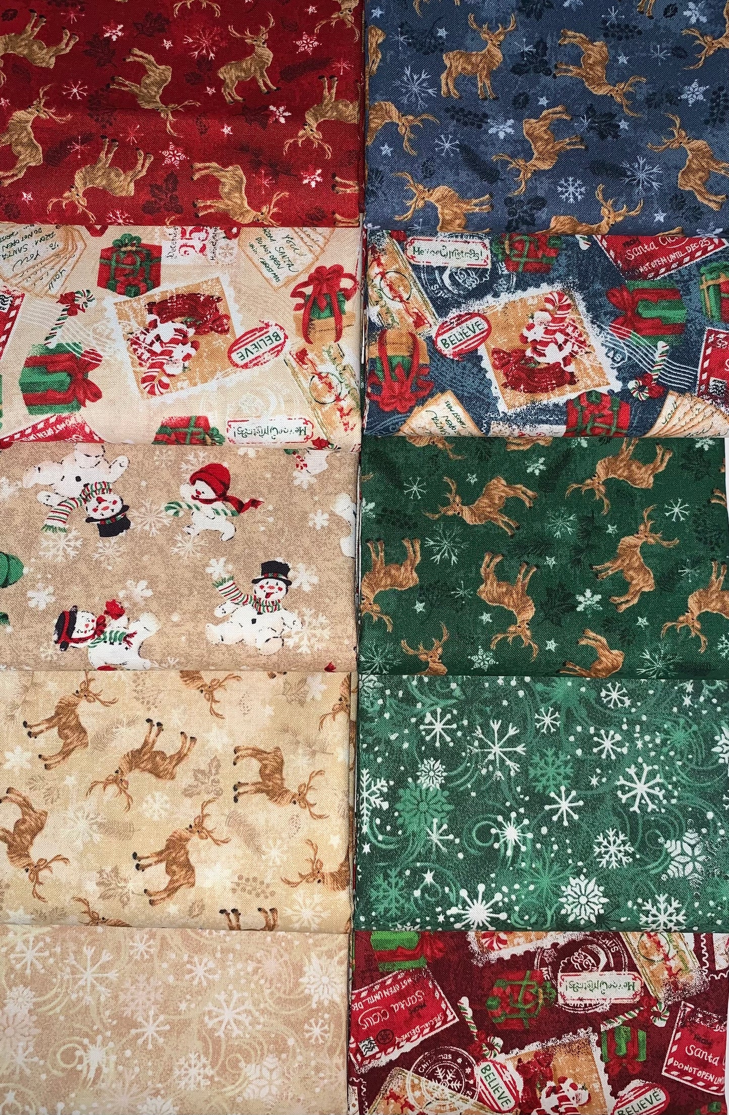 Choice Gallery "Making Seasons Bright" Half-yard Bundle - 10 Fabrics, 5 Total Yards