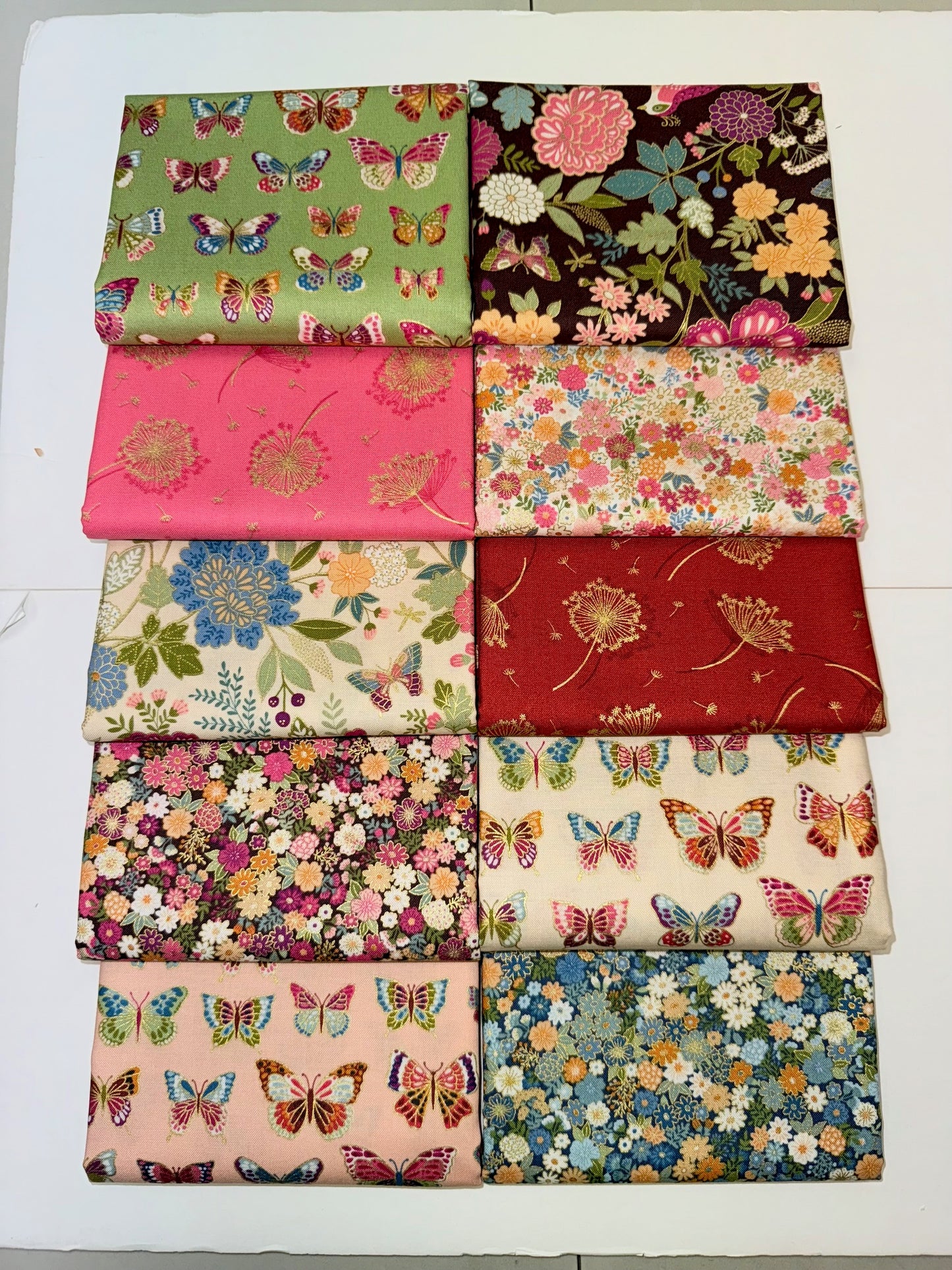 Andover "Luxe" Half-yard Bundle - 10 Fabrics, 5 Total Yards