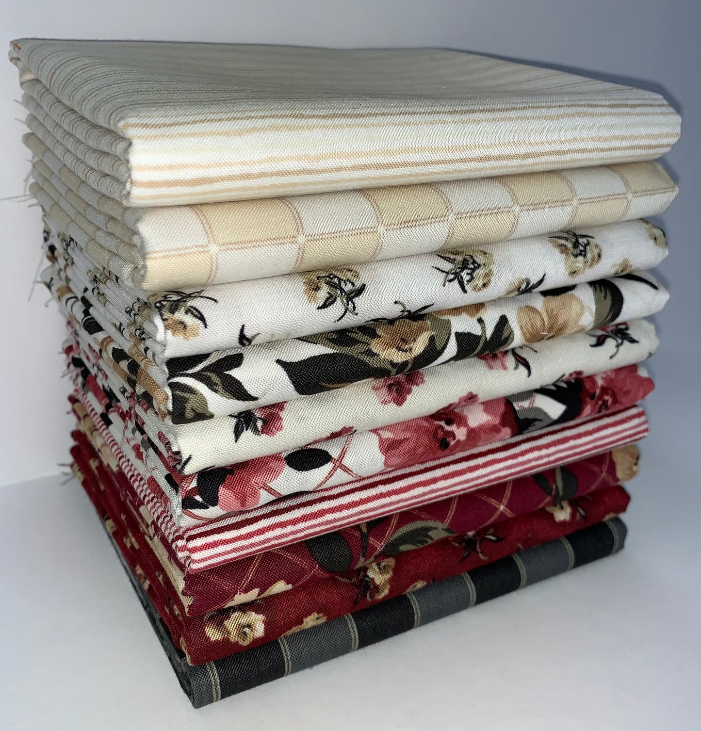 Choice Gallery "Bri's Home Collection" Floral Half-yard Bundle - 10 Fabrics, 5 Total Yards