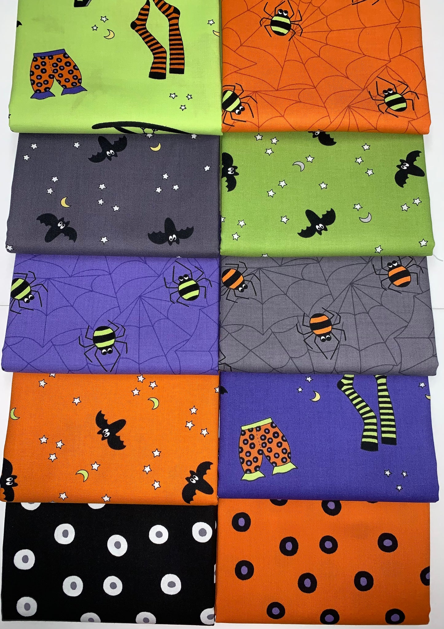Andover "Hocus Pocus" Half-yard Bundle - 10 Fabrics, 5 Total Yards