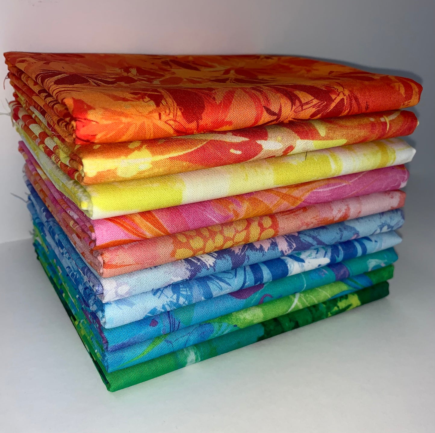 Robert Kaufman "Color Wheel" Half-Yard Bundle - 10 Fabrics, 5 Total Yards