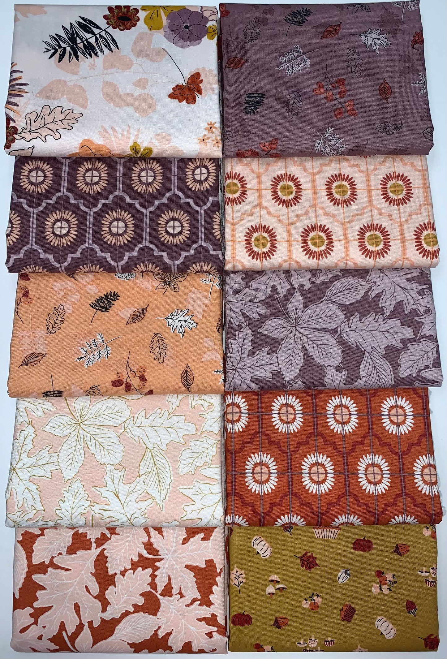 Riley Blake "Maple" Half-yard Bundle - 10 Fabrics, 5 Total Yards