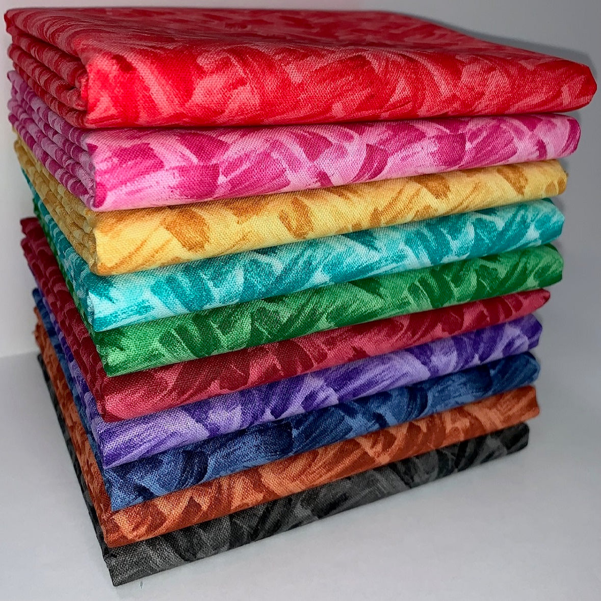 Strokes Half-Yard Bundle - 10 Fabrics, 5 Total Yards