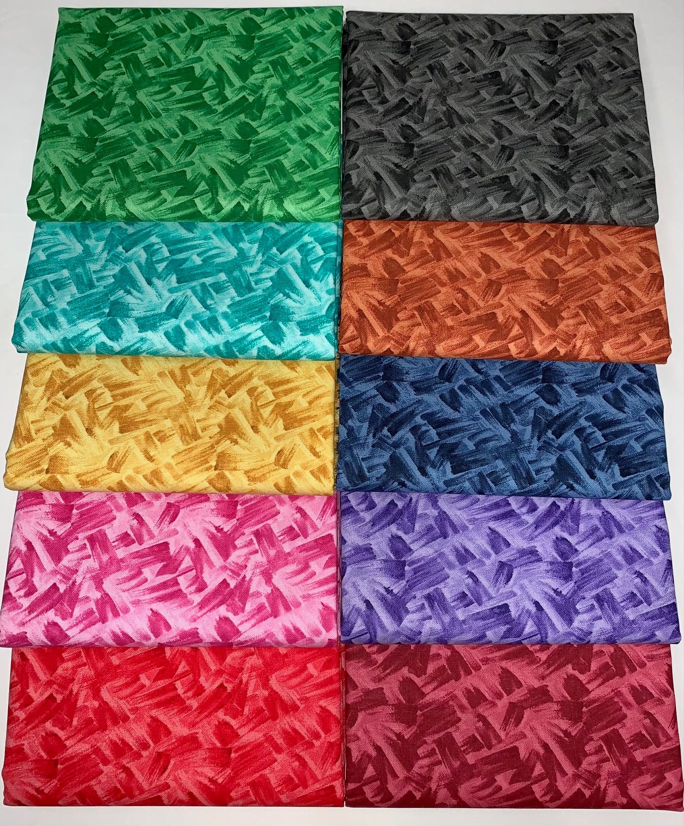 Strokes Half-Yard Bundle - 10 Fabrics, 5 Total Yards
