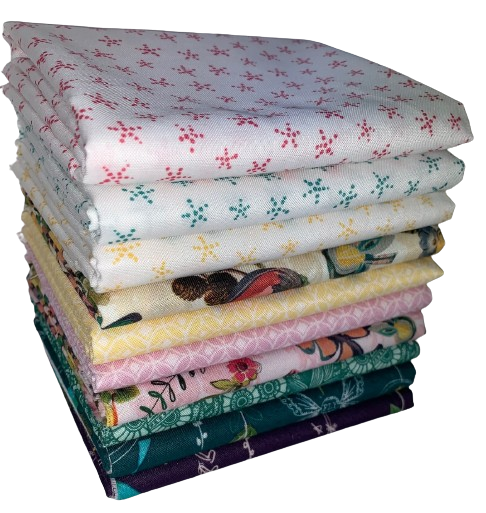 Benartex "Inspired Heart" Half-Yard Bundle - 10 Fabrics, 5 Total Yards