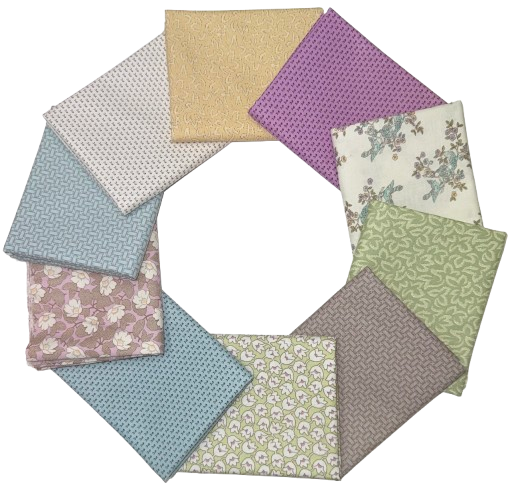 Andover "Abloom" Half-yard Bundle - 10 Fabrics, 5 Total Yards