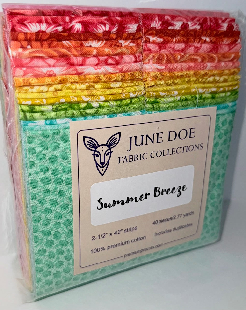 June Doe Fabric Collections - Summer Breeze - 40-Strip Pack