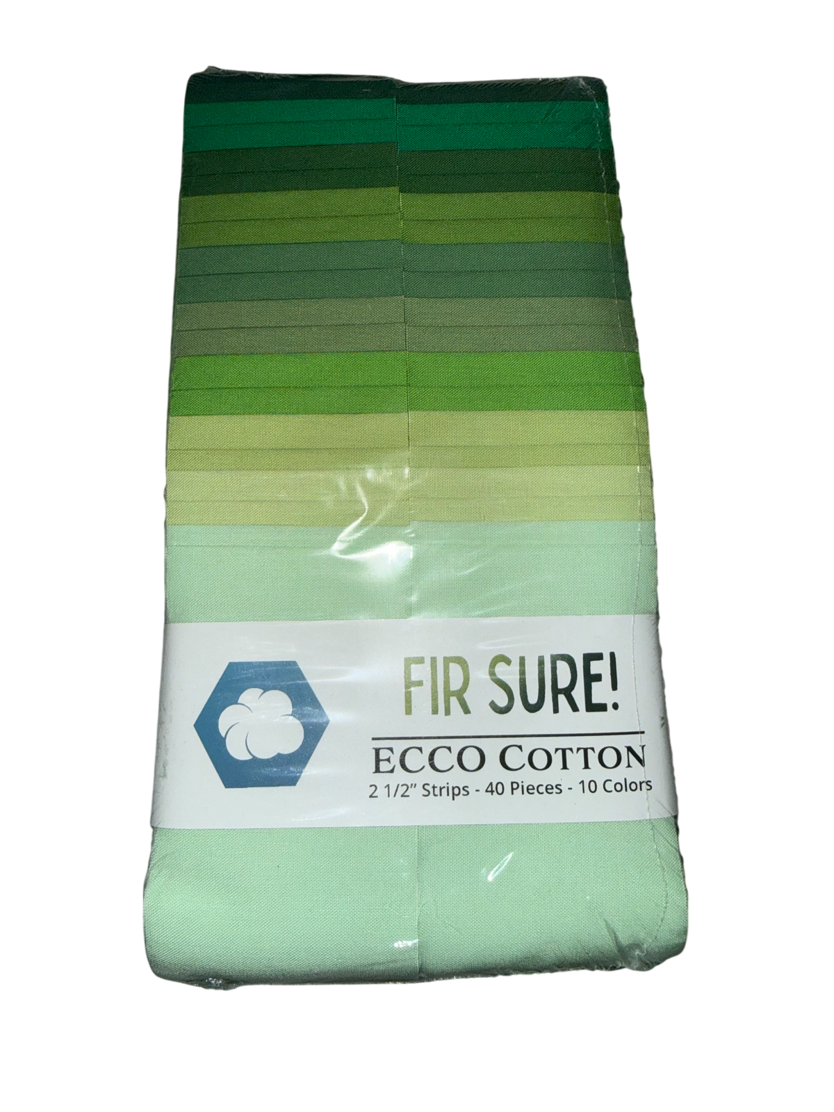 Lumin Fabrics/Ecco Cotton Solids - Fir Sure! - 40 Total Strips