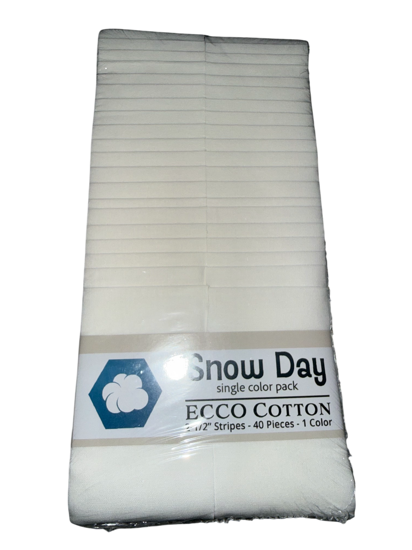 Lumin Fabrics/Ecco Cotton - Snow Day - 40 Total Strips