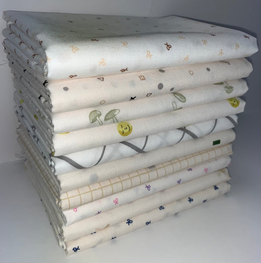 Windham Fabrics "Little Whispers" Half-Yard Bundle - 10 Fabrics, 5 Total Yards