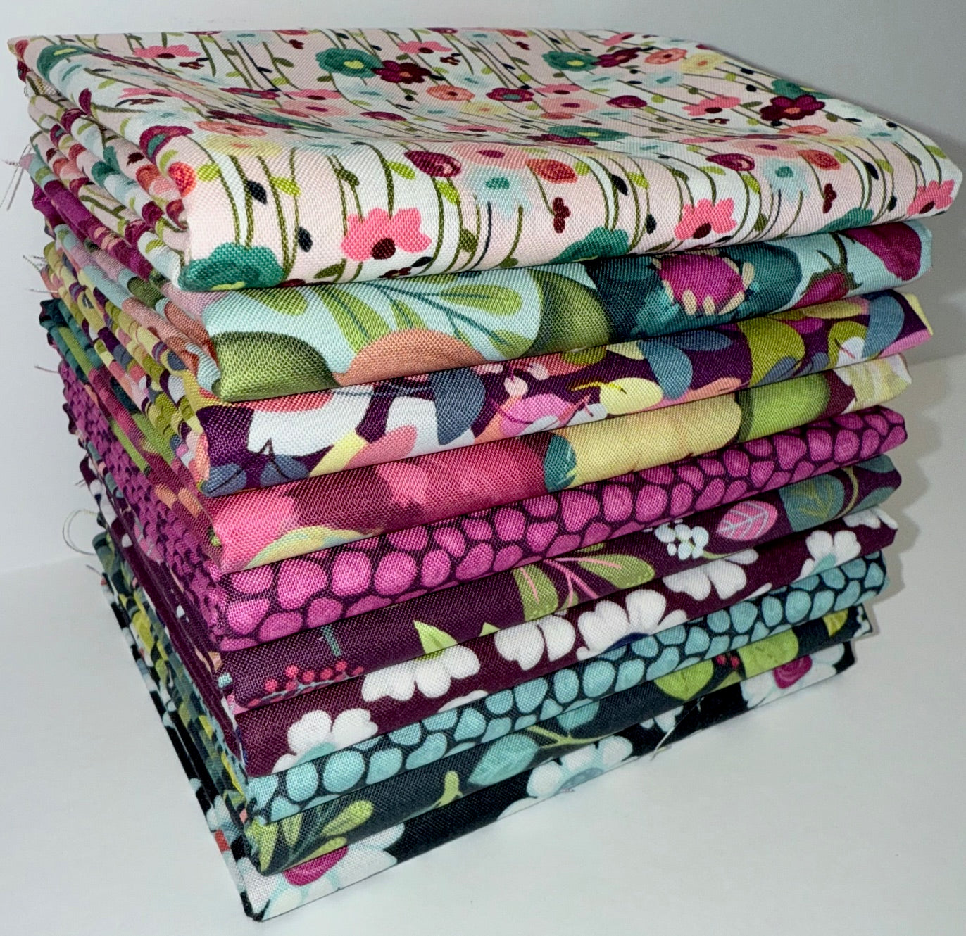 Riley Blake "Fragrant Fields" Half-yard Bundle - 10 Fabrics, 5 Total Yards