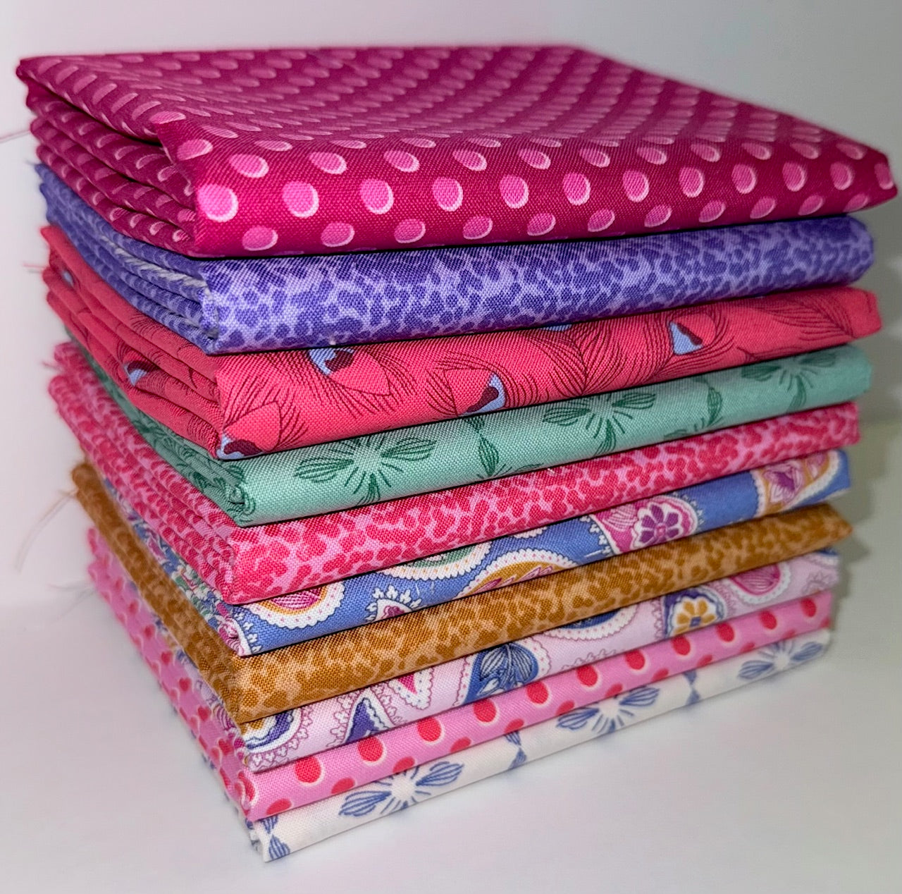 Andover "Enchanted Blooms" Half-yard Bundle - 10 Fabrics, 5 Total Yards